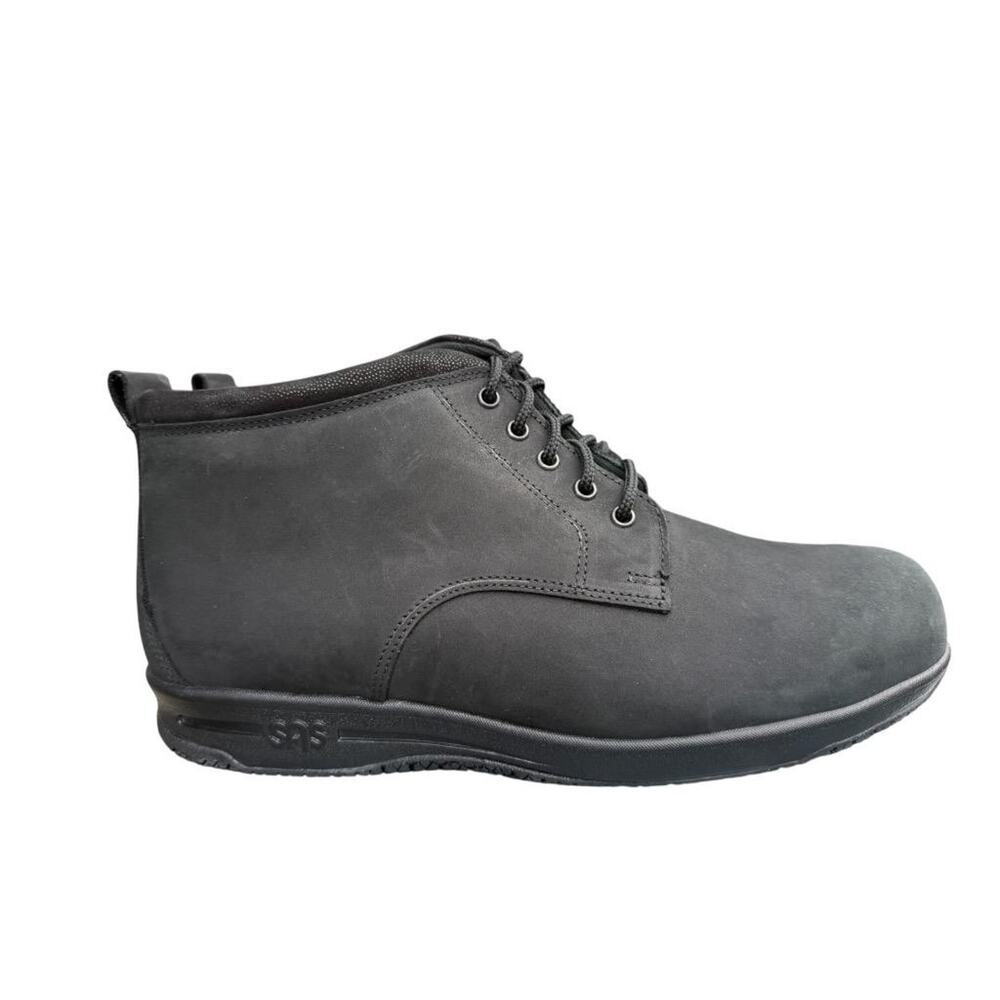 SAS Gretchen NEW Black Leather Ankle Boot Women size 11.5 Wide